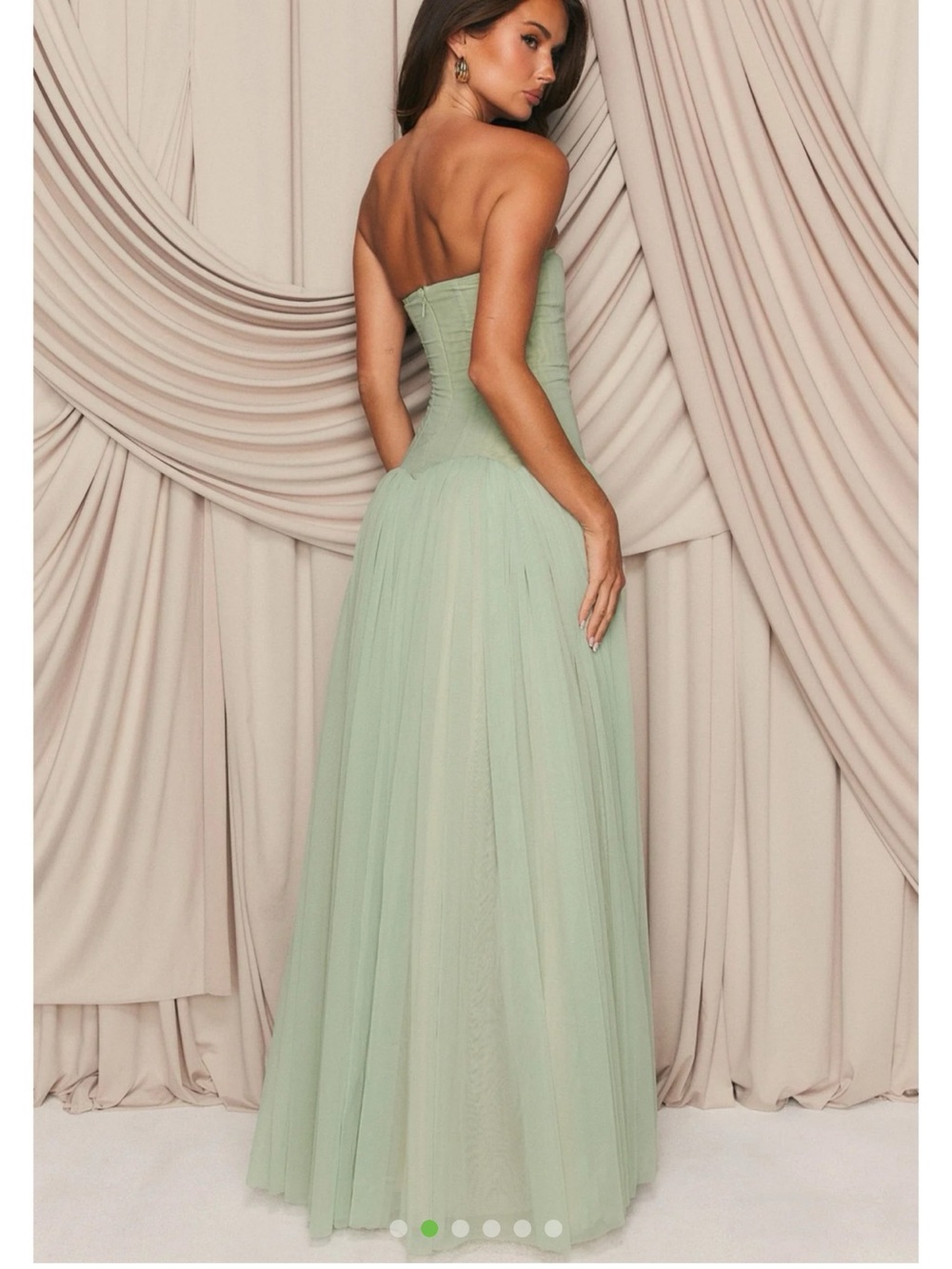 Magic Muse Maxi Dress Mint - Picture 3 of 6